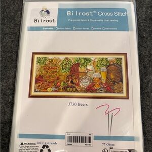 Bilrost Cross Stitch Kit #J730 Beers NEW